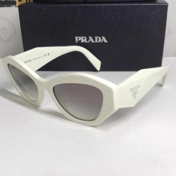 New Authentic Prada SPR 07Y Women’s Sunglasses – White Frame - Picture 5 of 12